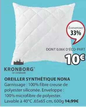 oreiller synthétique nona kronborg