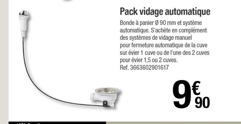pack vidage automatique