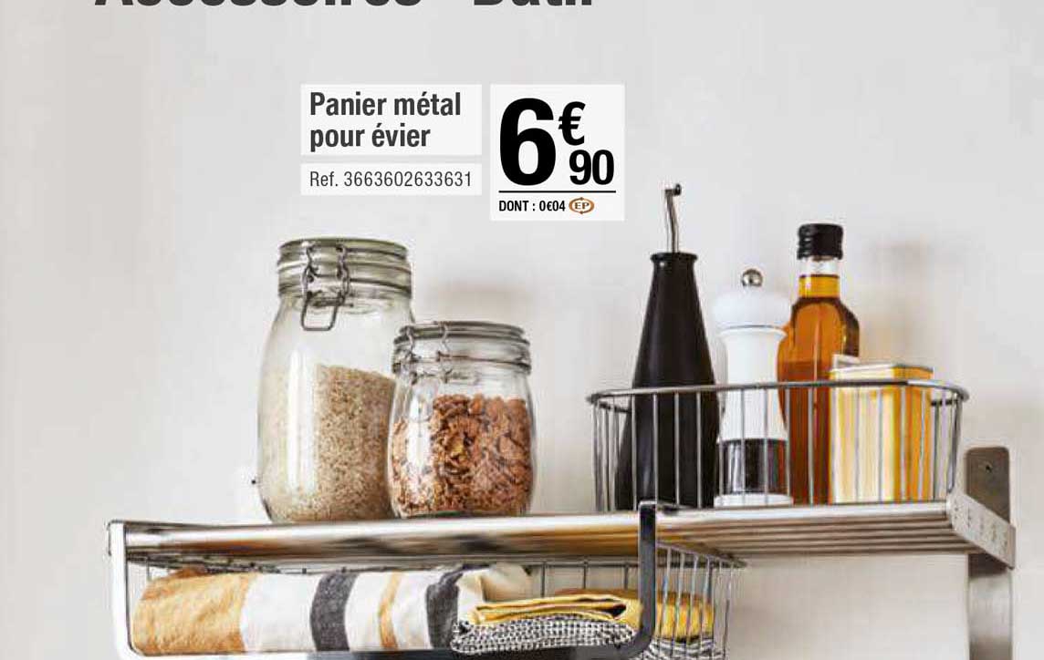 Panier Métal Pour évier