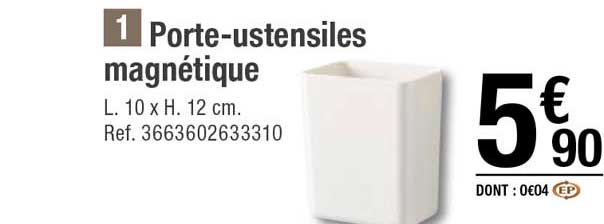 porte-ustensiles magnétique