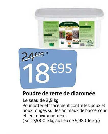 poudre de terre de diatomée