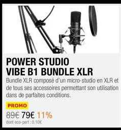 power studio vibe b1 bundle xlr