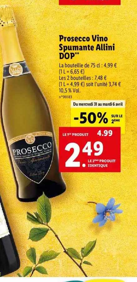 prosecco vino spumante allini dop