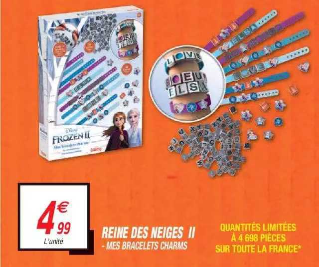 reine des neiges ii : mes bracelets charms