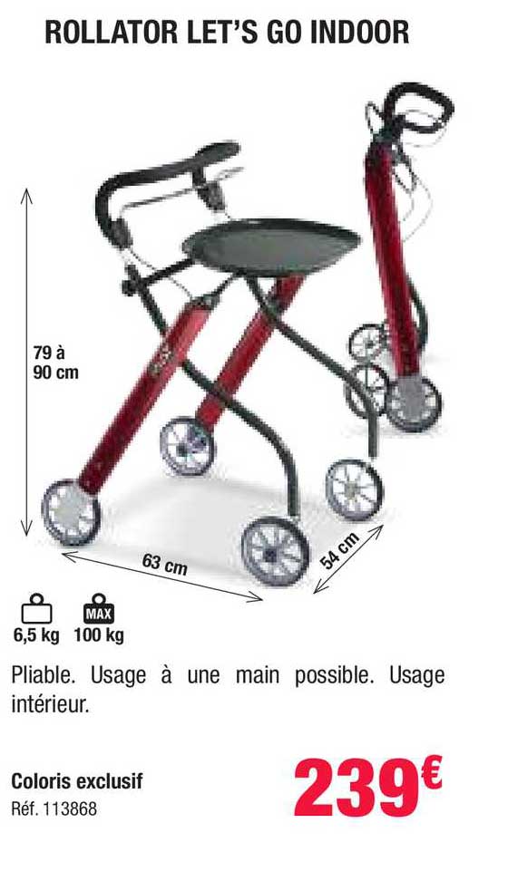rollator let's go indoor