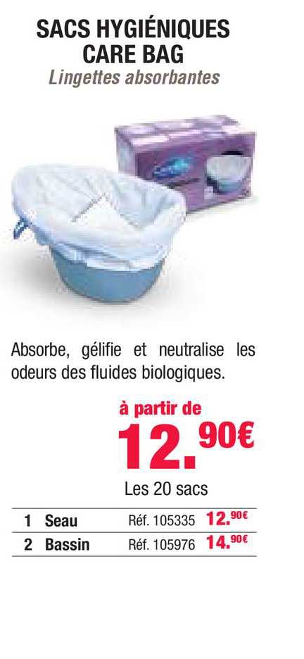 sacs hygiéniques care bag
