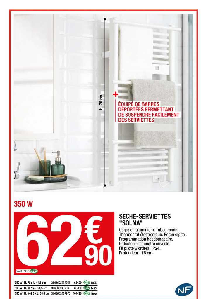 sèche-serviettes "solna"