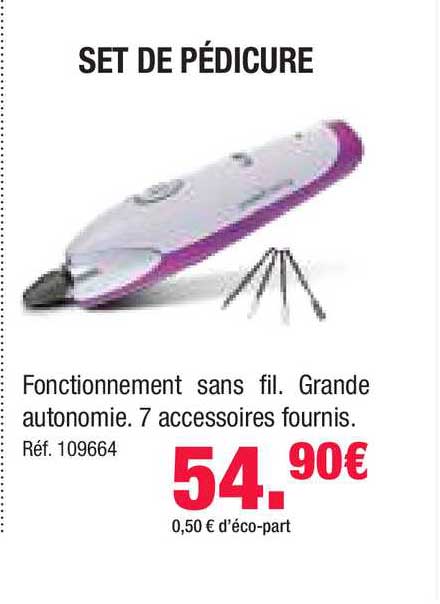 set de pédicure