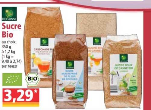 sucre bio bio sonne