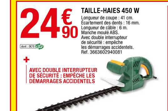 taille-haies 450 w