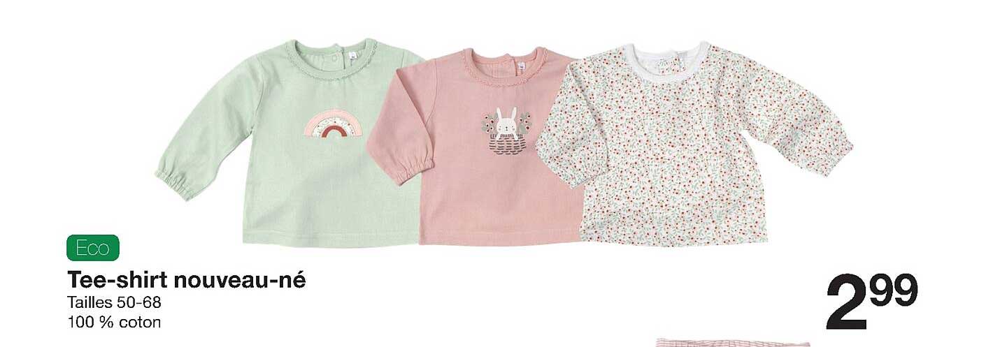 tee-shirt nouveau-né