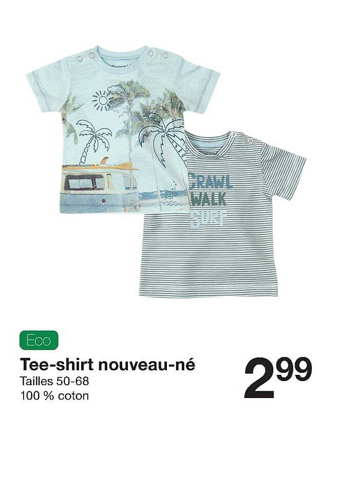 tee-shirt nouveau-né