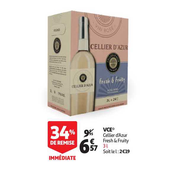 vce cellier d'azur fresh & fruity