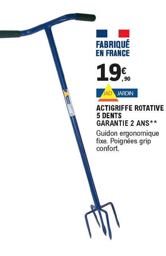 Actigriffe Rotative 5 Dents