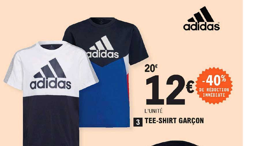 adidas tee-shirt garçon