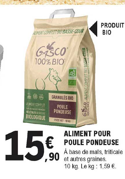 aliment pour poule pondeuse