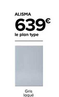 alisma le plan type
