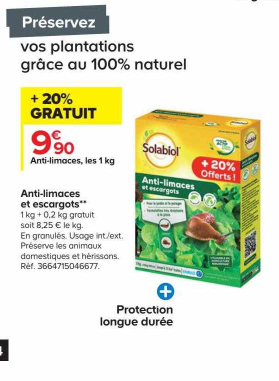 anti-limaces et escargots