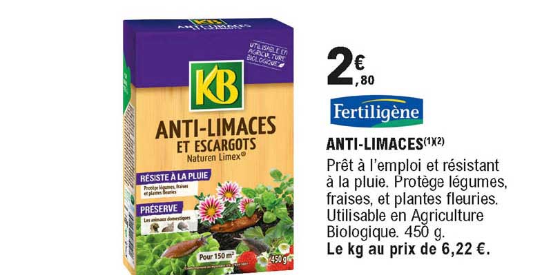 anti-limaces fertiligène