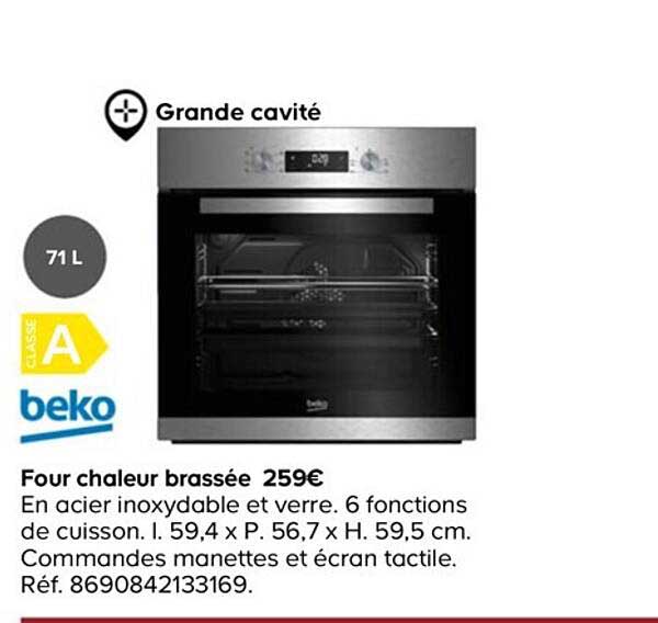 Beko Four Chaleur Brassée