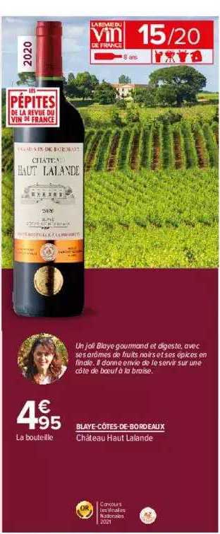 blaye-côtes-de-bordeaux château haut lalande