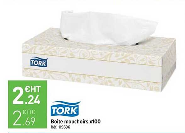 Boîte Mouchoirs X100 Tork