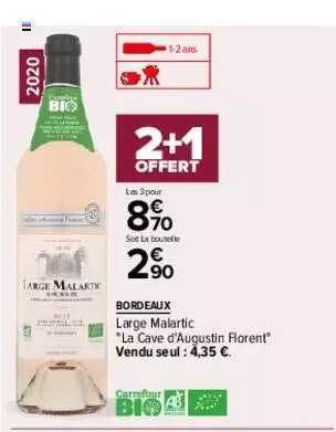 Bordeaux Large Malartic "la Cave D'augustin Florent"