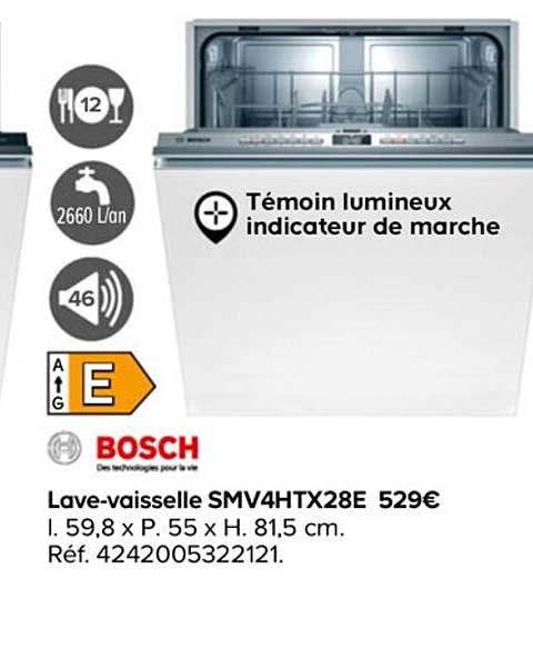 bosch lave-vaisselle smv4htx28e