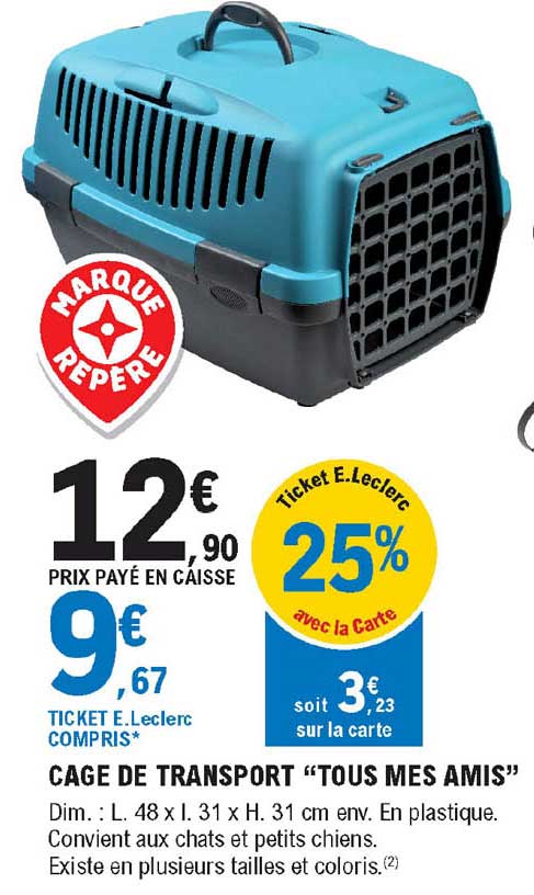 Cage De Transport "tous Mes Amis"