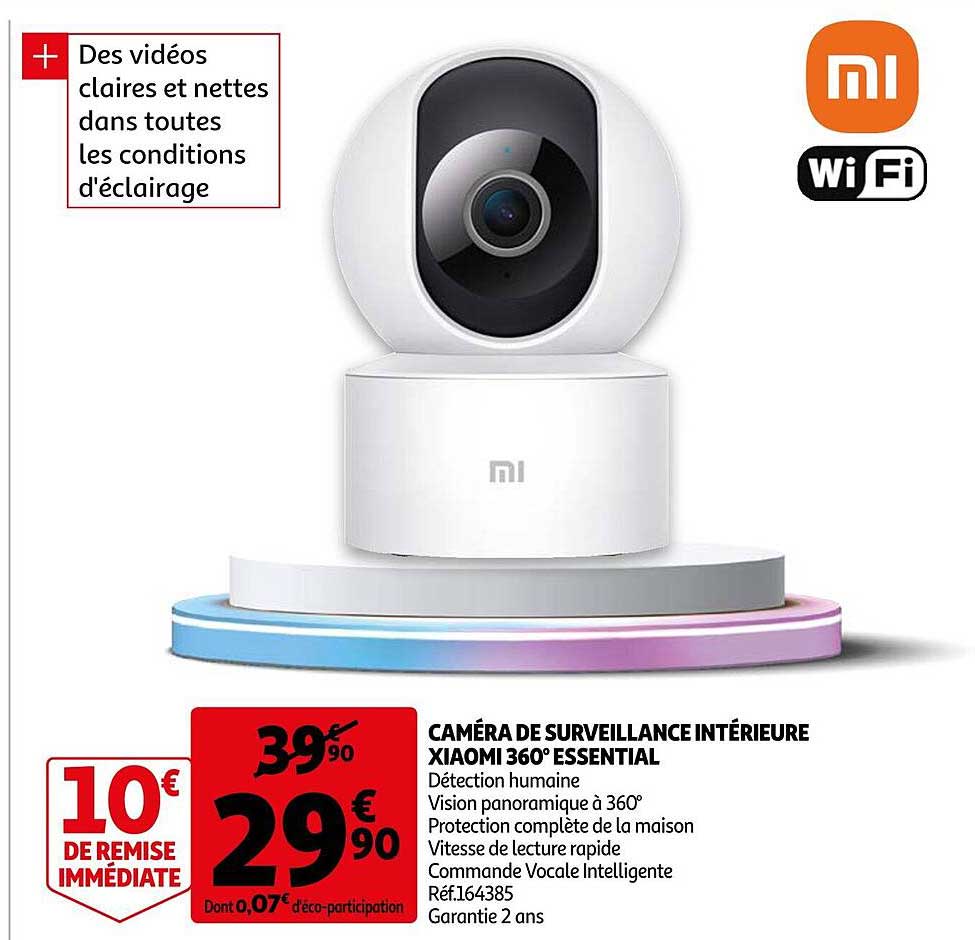 Caméra De Surveillance Intérieure Xiaomi 360° Essential