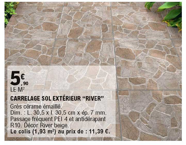 Carrelage Sol Extérieur River