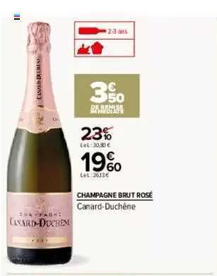 champagne brut rosé canard-duchêne