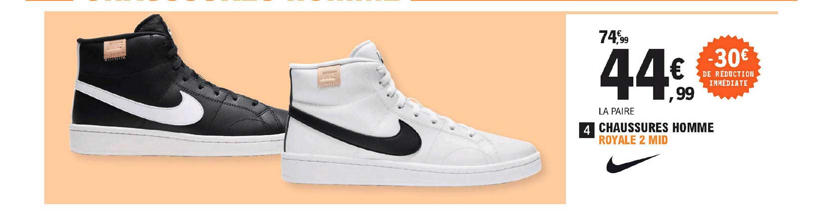 chaussures homme royal 2 mid nike