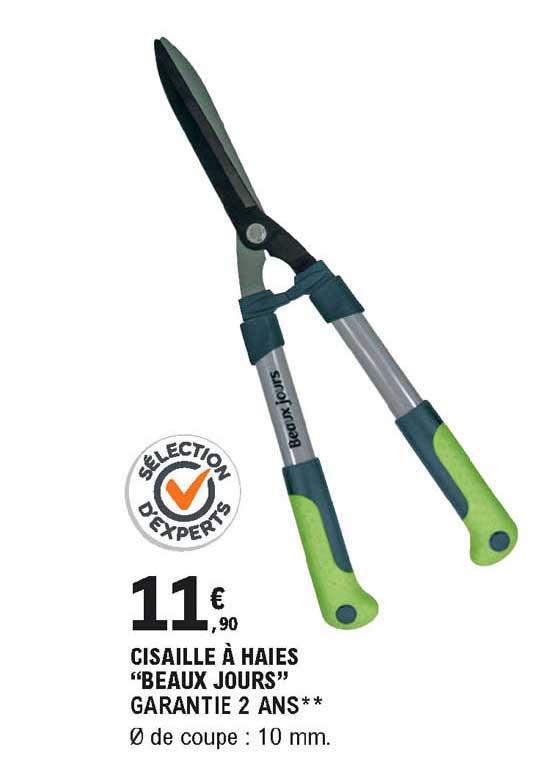 cisaille à haies beaux jours