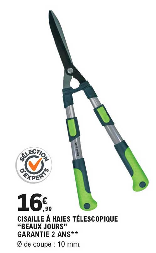 cisaille à haies télescopique beaux jours