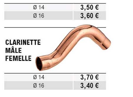 Clarinette Mâle Femelle