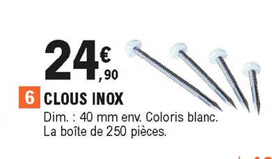 clous inox