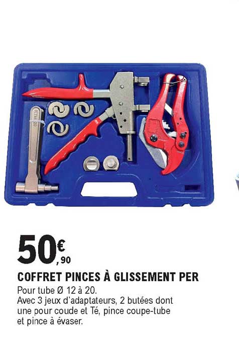 coffret pinces à glissement per