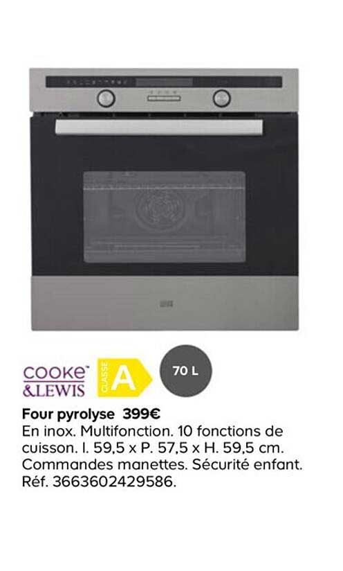 cooke&lewis four pyrolyse