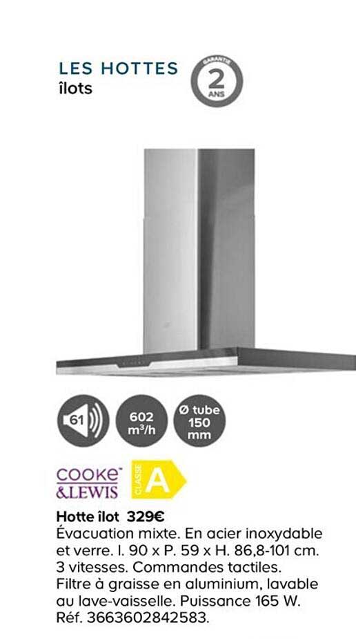 cooke&lewis hott ilot