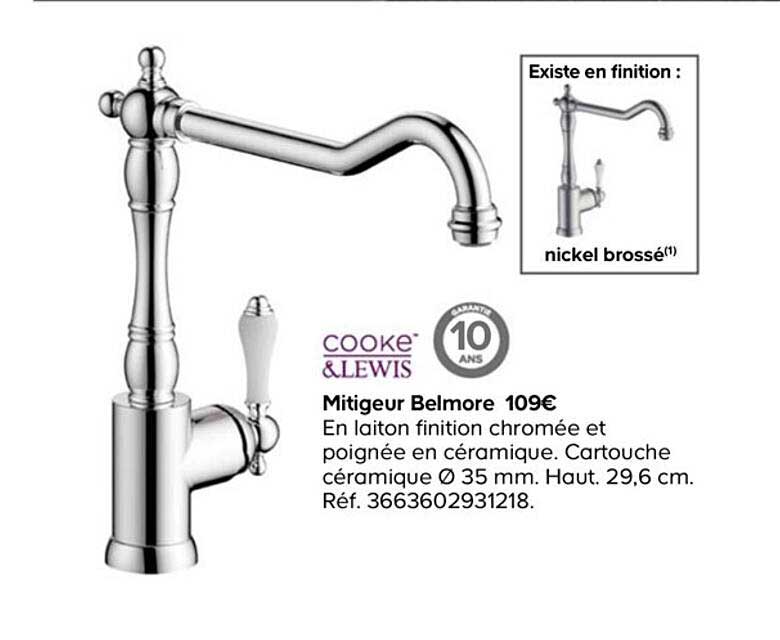 cooke&lewis mitigeur belmore