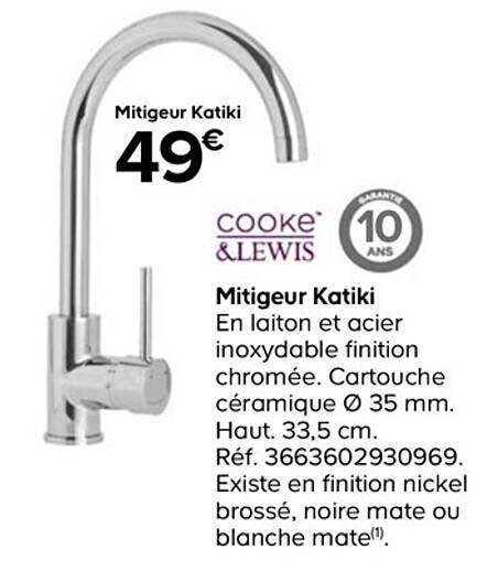 Cooke&lewis Mitigeur Katiki