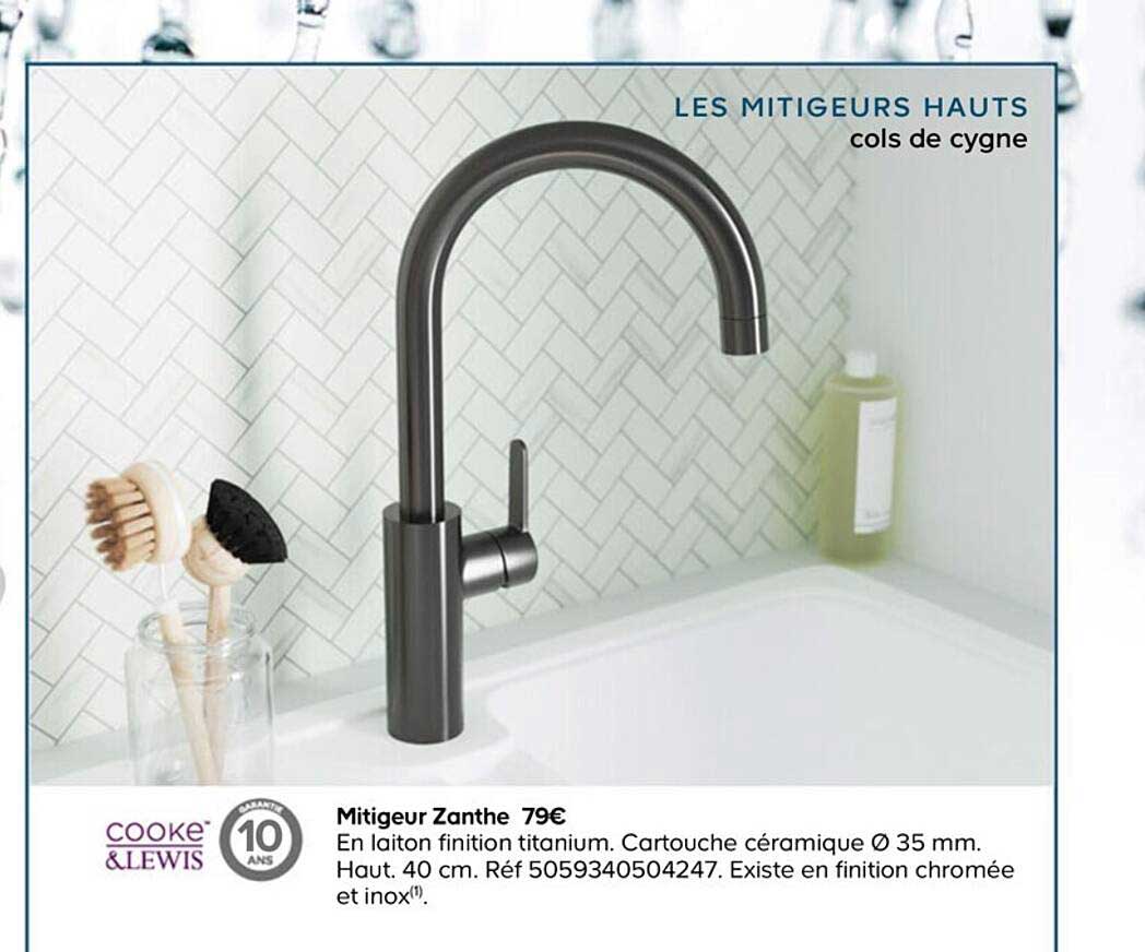 cooke&lewis mitigeur zanthe