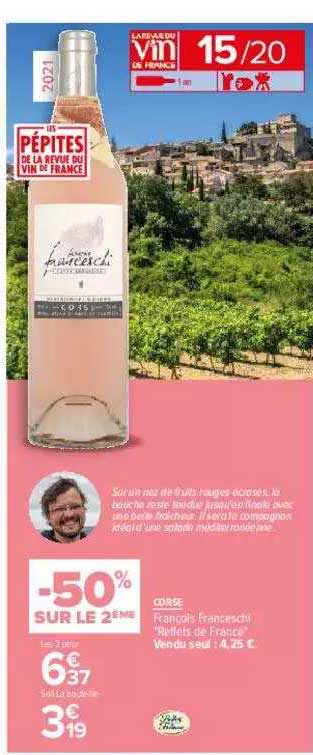 corse françois fanceschi "réflets de france" -50% sur le 2ème
