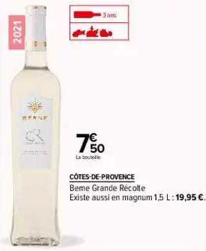 côtes-de-provence beme grnde récolte