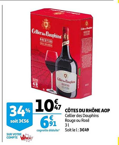 Côtes Du Rhône Aop Cellier Des Dauphines