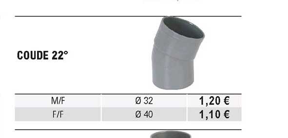 coude 22°