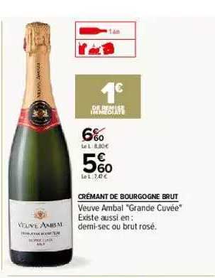 crémant de bourgogne brut veuve ambal "grande cuvée"