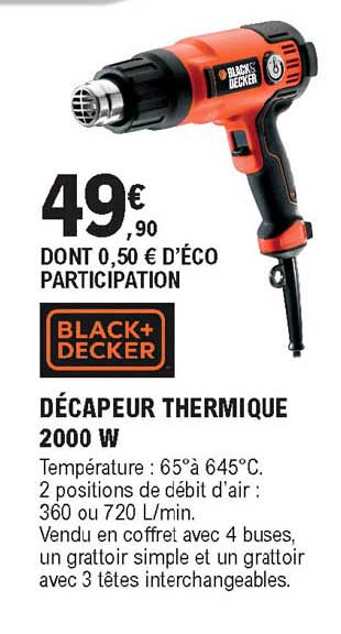 décapeur thermique 2000w