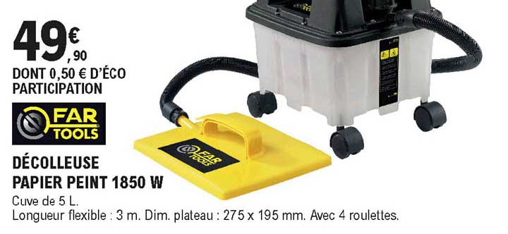 décolleuse papier peint 1850 w far tools